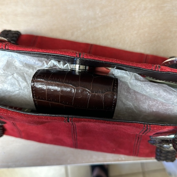 Brighton Beautiful Suede & Leather Handbag in Perfect Condition - Picture 10 of 13